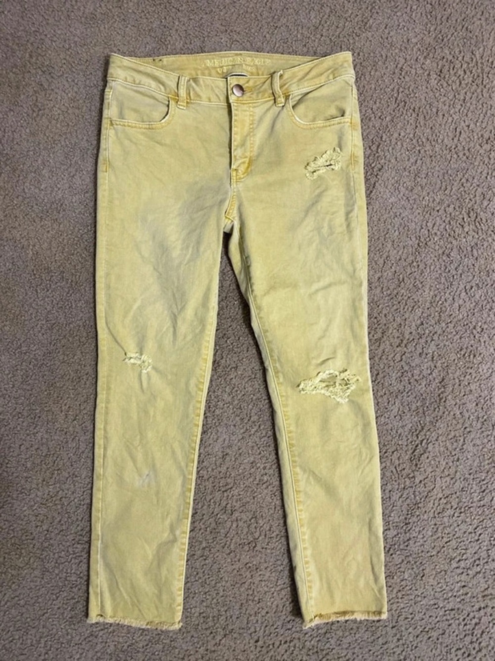American Eagle Outfitters Super Super Stretch Jegging Crop Jeans